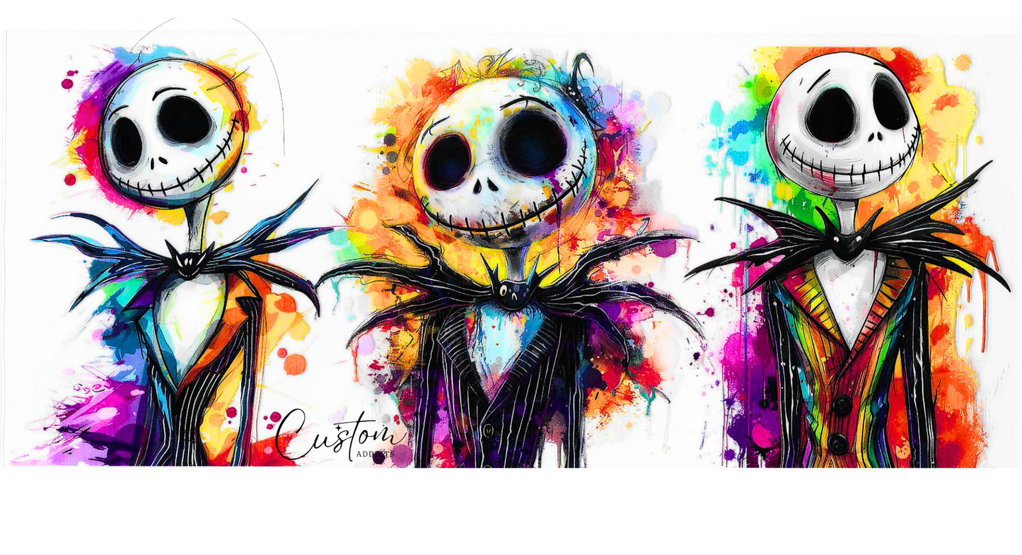 16oz Decal Halloween Colorful Jack Limited Edition