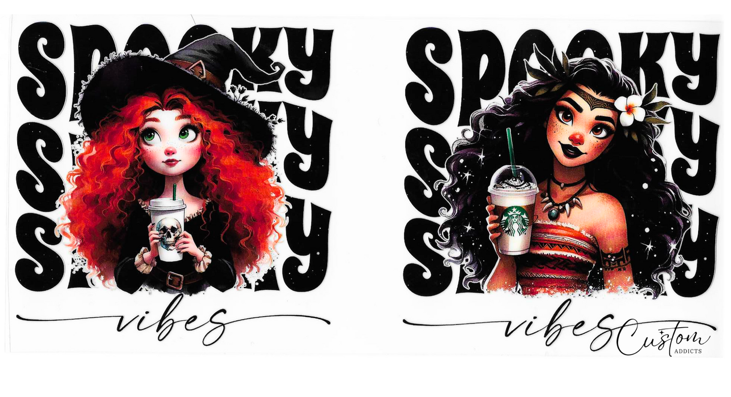 16Oz Decal Spooky princesses limited Edition