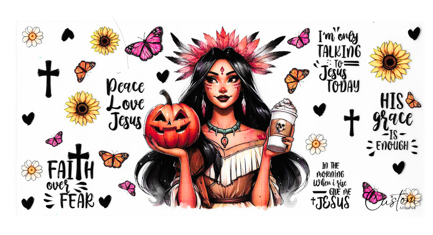 16Oz Halloween Pocahontas Wrap Limited Edition
