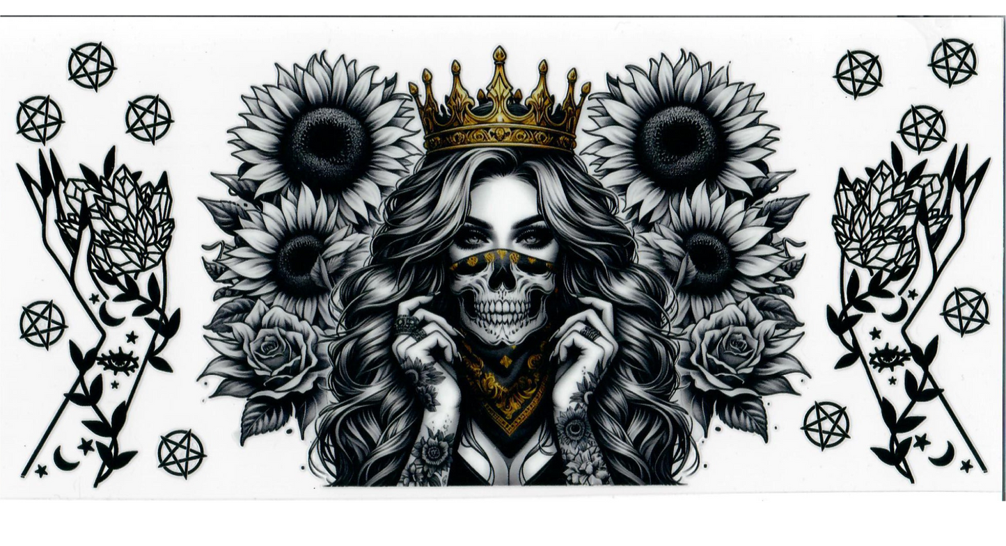 16Oz Dark Queen Wrap