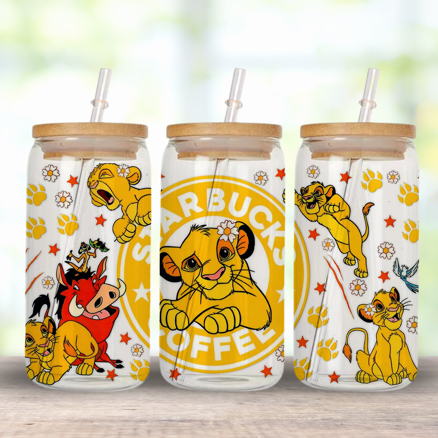 16Oz Lion King Starbucks Wrap