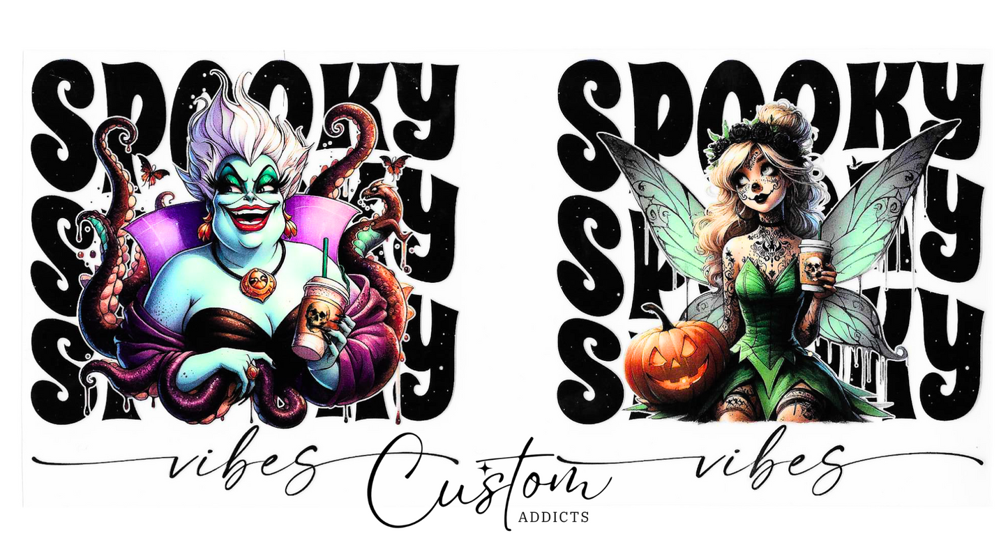 16Oz Evil Ursula and Tinkerbell Decal Limited Edition