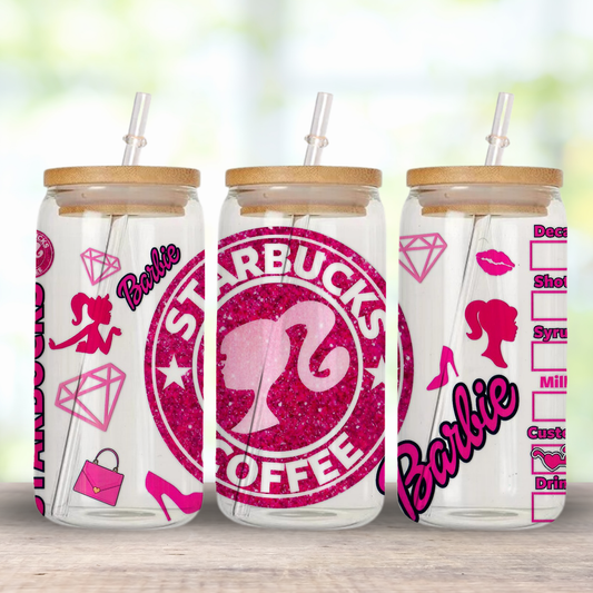 16Oz Barbie Starbucks Wrap