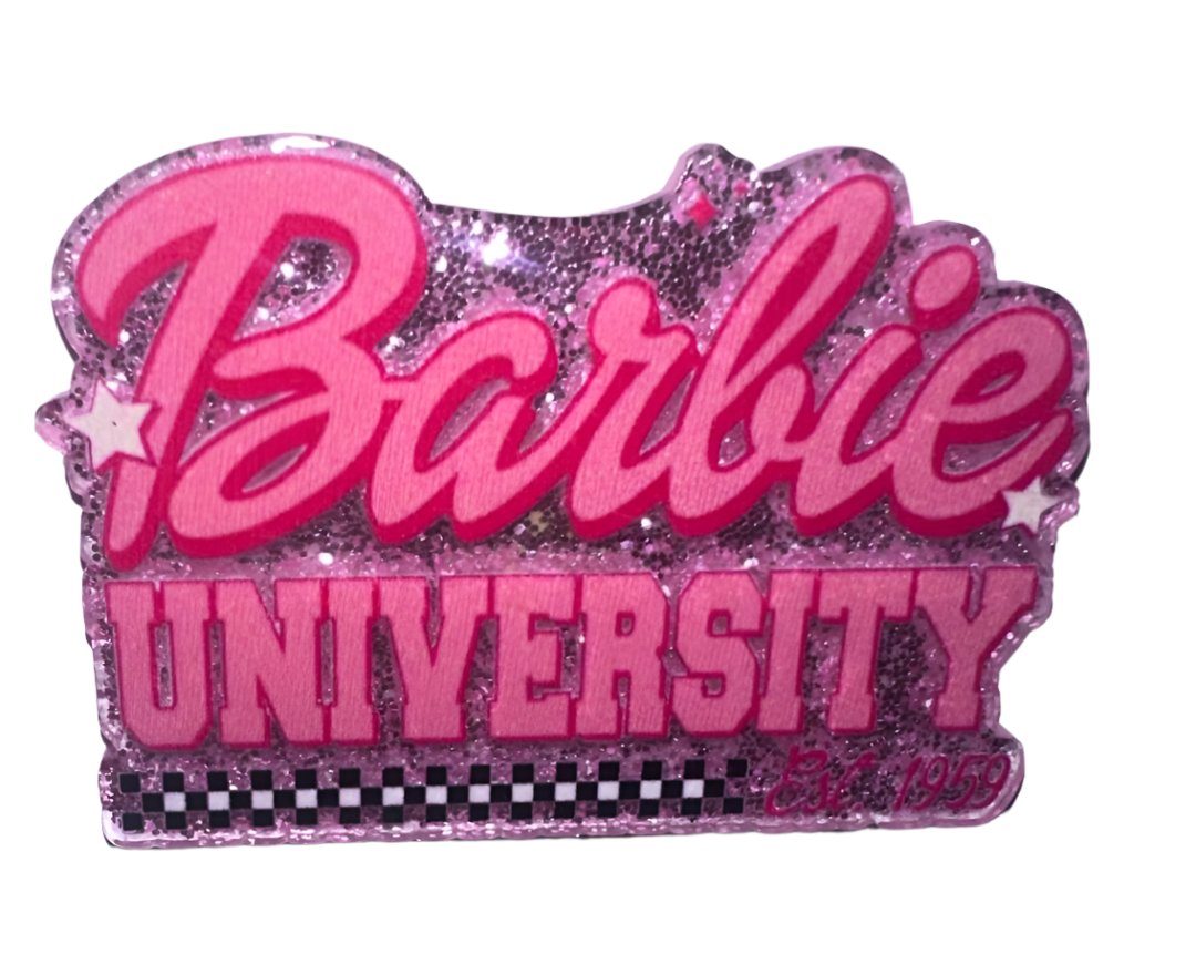 Acrylic Charm Barbie University
