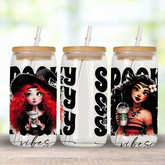 16Oz Decal Spooky princesses limited Edition